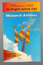 MONARCH AIRLINES IN-FLIGHT