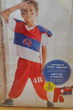American Football Player Costume Childs Kids Medium Age 7-10