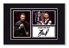 A4 Mount JUDD TRUMP Signed Print Autograph PHOTO Ready To Frame SNOOKER Gift