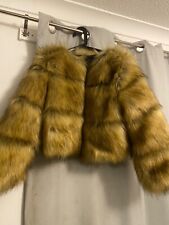 Stunning Real Racoon Fur Coat