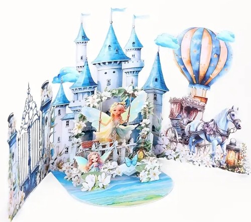 Birthday card pop - 3d,