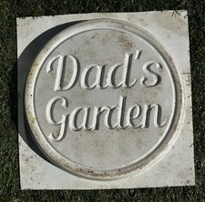 Small garden plaque molds - 4x,