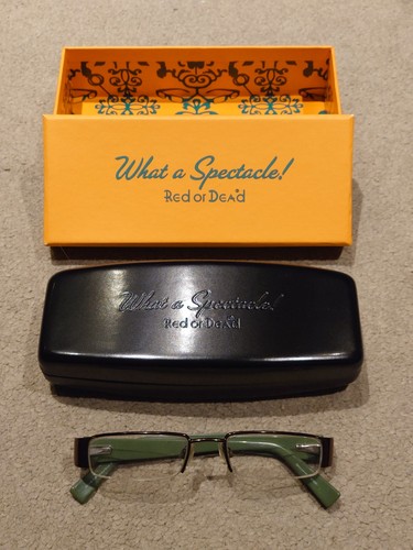 Red dead glasses frames - or,