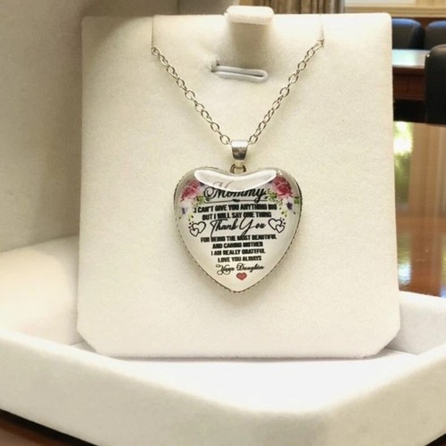 Crystal pendant necklace - crystal,