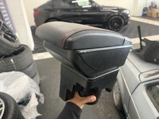 VW Golf Mk5 Complete Arm Rest Black with Red Stitching