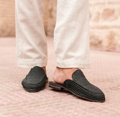 Handmade moroccan raffia men - handmade, men's