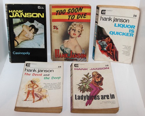 Hank janson 5 vintage - janson,