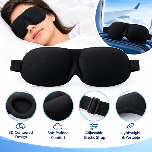 Eye mask sleep soft padded - sleep,