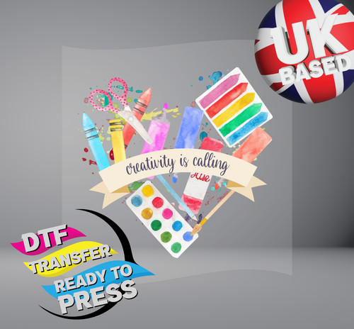 Dtf heat transfer ready - heat, to