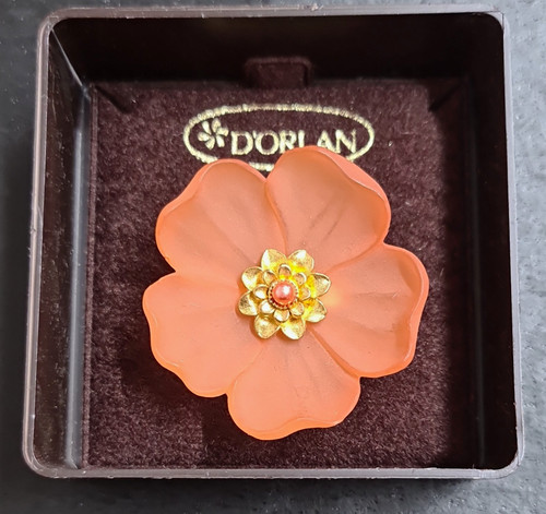 Vintage dorlan frosted orange - vintage,