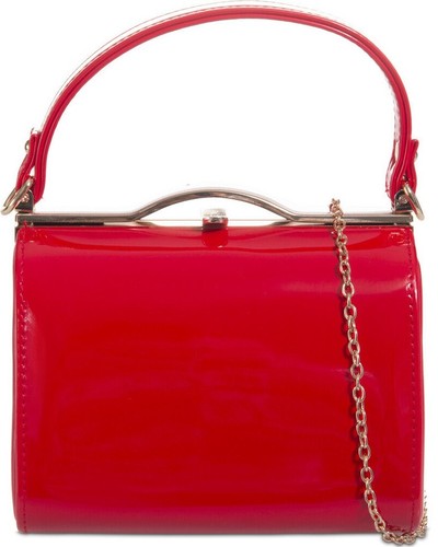 Ladies vintage patent box - ladies,