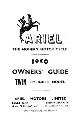1950 ariel twin kh - kg, &