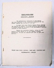 FRISKY Family Three Car Owners Handbook Three Wheeler