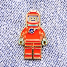 Lego badge spaceman - lego, mini