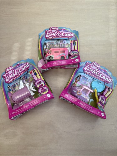 Mini barbie land vehicles - barbie,