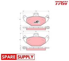 BRAKE PAD SET, DISC BRAKE FOR