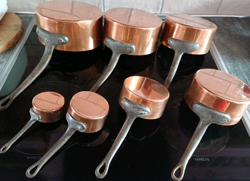 Vintage french set copper - vintage,