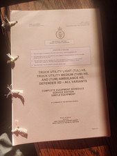 MoD Equipment Schedule Truck