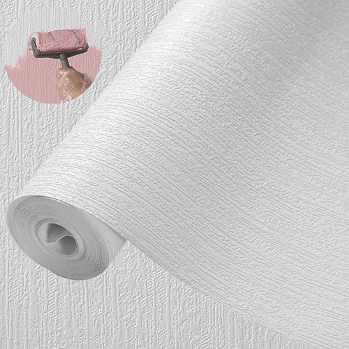 Paintable ribbed wallpaper - paintable,
