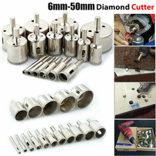 30Pcs/Set Diamond Hole Saw Tile Ceramic Porcelain Glass Marble Drill Bit Cutter