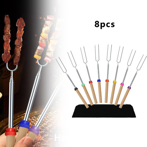 Marshmallow toasting forks - marshmallow,