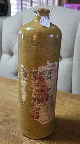 Antique stoneware bottle