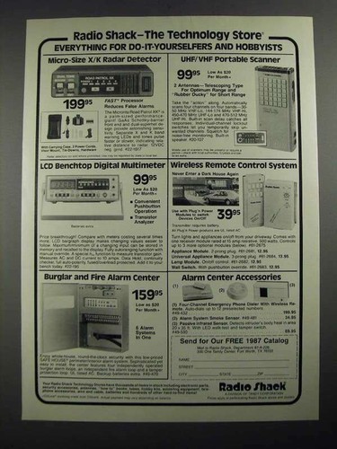 1987 radio shack - ad, micronta