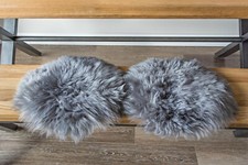 Genuine sheepskin seat pads