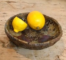 Handmade  Ceramic Crisp, Nut