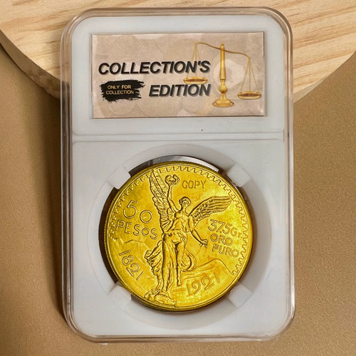 1921 mexican angel peso - 50,