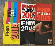 5 x various FHM calendars and 2 x 100 sexiest women supplement magazines. 