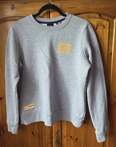 Women superdry grey track - women's, &