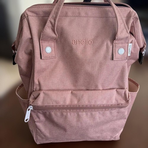 Anello pink pouch bag - anello,