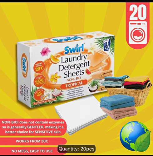 Swirl non bio tropical - tropical, laundry