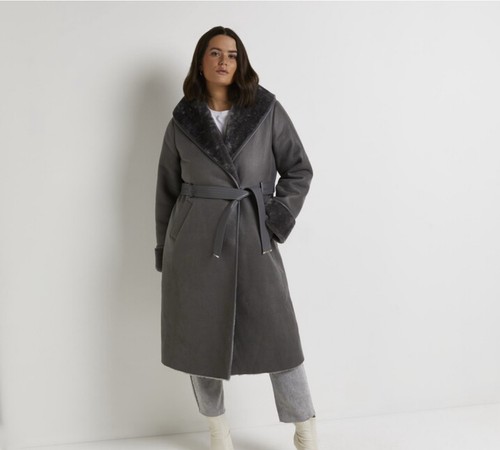 River island womens grey - river, faux