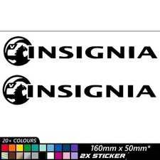 2x VAUXHALL INSIGNIA Vinyl Sticker Decal Car Window Bumper Graphic Livery Race