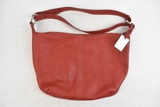 Furla Women's Handbag Shoulder Cross Body Bag Red Genuine Leather Medium Pebbled