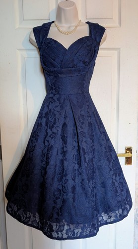 Jolie moi navy lace - navy, overlay