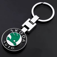 Skoda Double sided Durable Key Ring Keychain