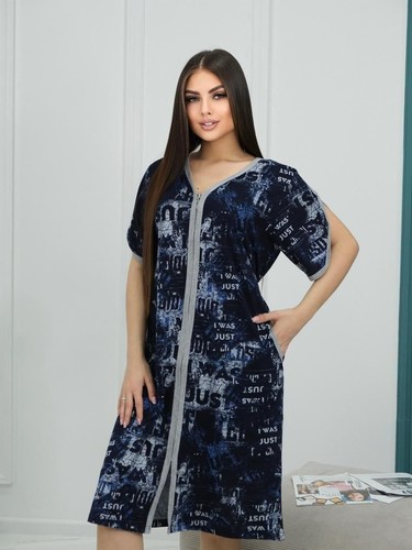 Women 100 cotton zip front - 100%,