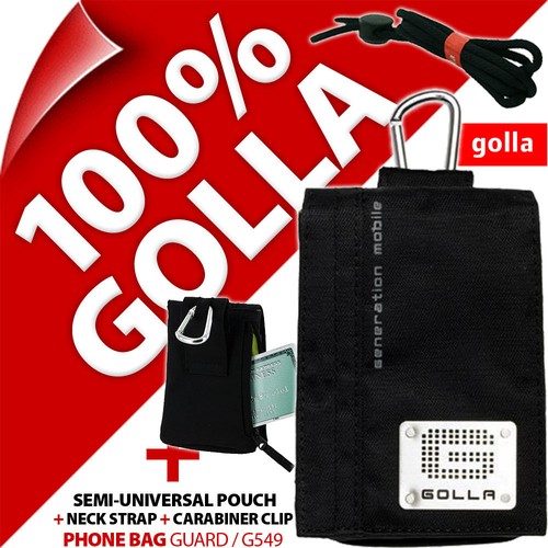 Golla black phone - case, pouch