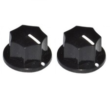 PAIR BLACK FLUTED JAGUAR