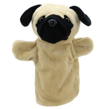 Pug puppet pug hand puppet