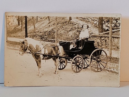 Vintage real photo postcard - real,