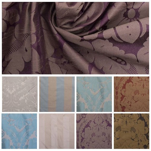 Floral damask curtain - floral,