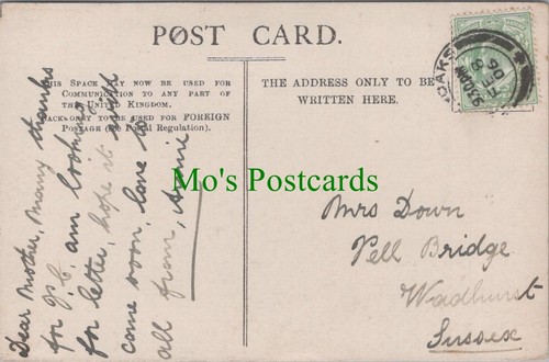 Genealogy postcard down - genealogy,