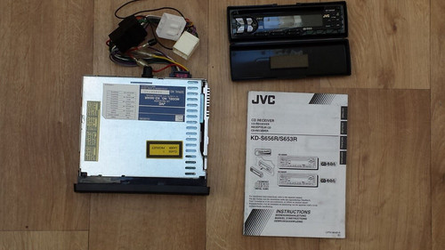 Jvc radio head unit - cd,