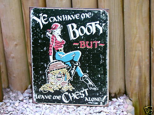 Large pirate picture plaque - large,