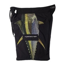 TORMENTOR Yellow Fin Tuna 4x4 8 Way Stretch Board Shorts Swimming Trunks Size 38