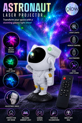 Astronaut galaxy laser - astronaut,